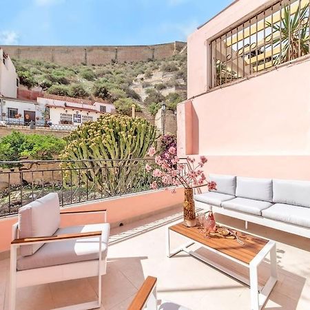 Romantico Atardecer Con Vistas,Terraza, Centrico Alicante Bagian luar foto